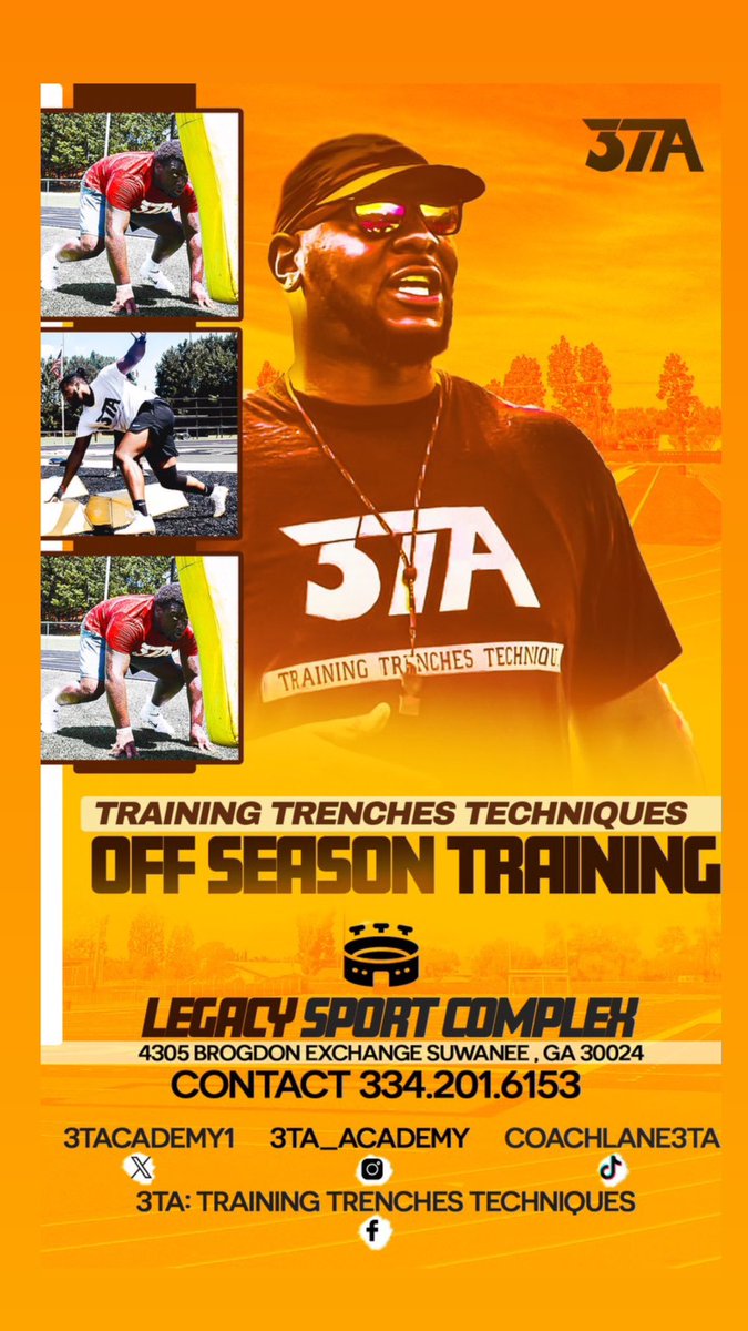Only 15 slots available for May! #Youth #HighSchool #College #NFL #Training #Trenches #OffSeasonTraining #MasterYourCraft #RespectTheGrind 3TA: Training Trenches Techniques Academy