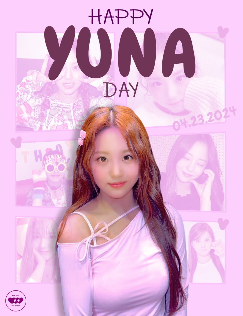 csrphilippines's tweet photo. [🎂] 04.23.2024 | Happy Yuna Day

Let's greet a delightful birthday with our cute member of CSR, Yuna 💖 

#첫사랑 #CSR 
#HAPPY_YUNA_DAY 
#유나 #YUNA  
@CSR_offcl https://t.co/acbs4WDXEg