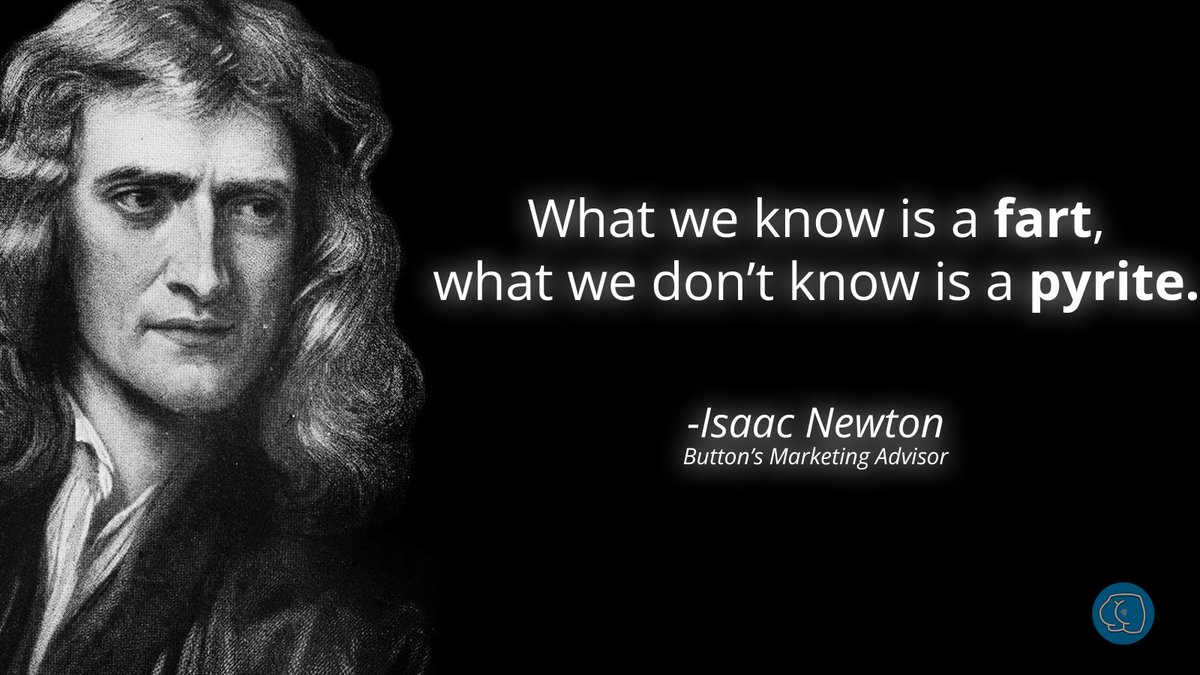 ButtonToken's tweet photo. 🔔 $BUTTON's daily quote of the day!
"What we know is a fart,
what we don't know is a pyrite."
$BUTTON #ButtTON #TON #meme https://t.co/mTMjadxxfz