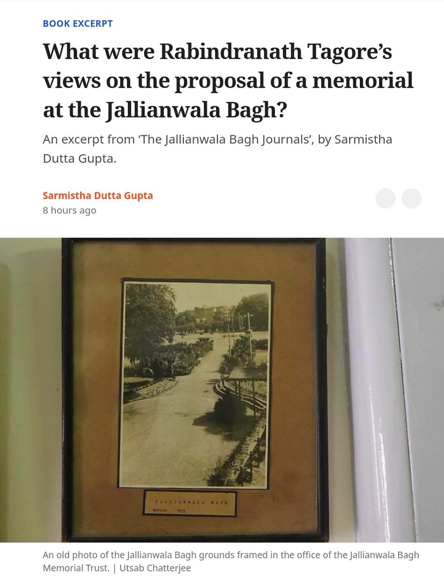 Read about our latest title 'The Jallianwala Bagh Journals' by Sarmistha Dutta Gupta in today's @scroll_in scroll.in/article/106675…