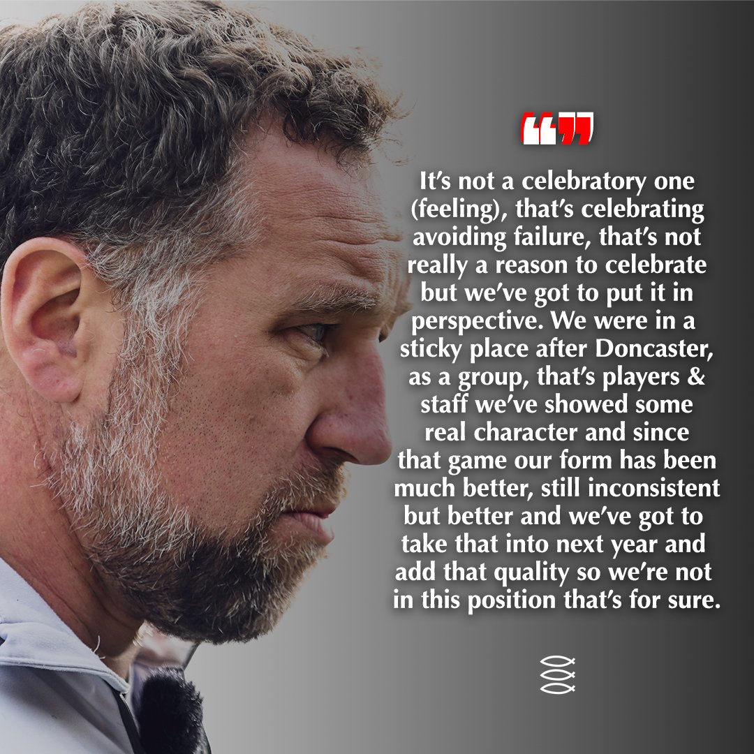 🗣️ The gaffer on remaining in the @SkyBetLeagueTwo next season... #GTFC