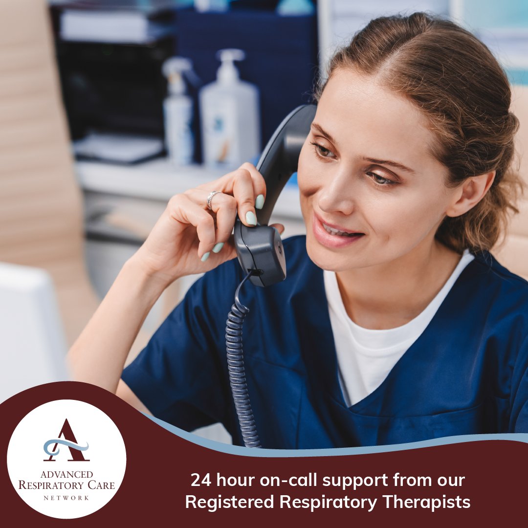 24/7 peace of mind! Our Registered Respiratory Therapists are here for you around the clock, ensuring you always have the support you need. #respiratorycare #24hoursupport