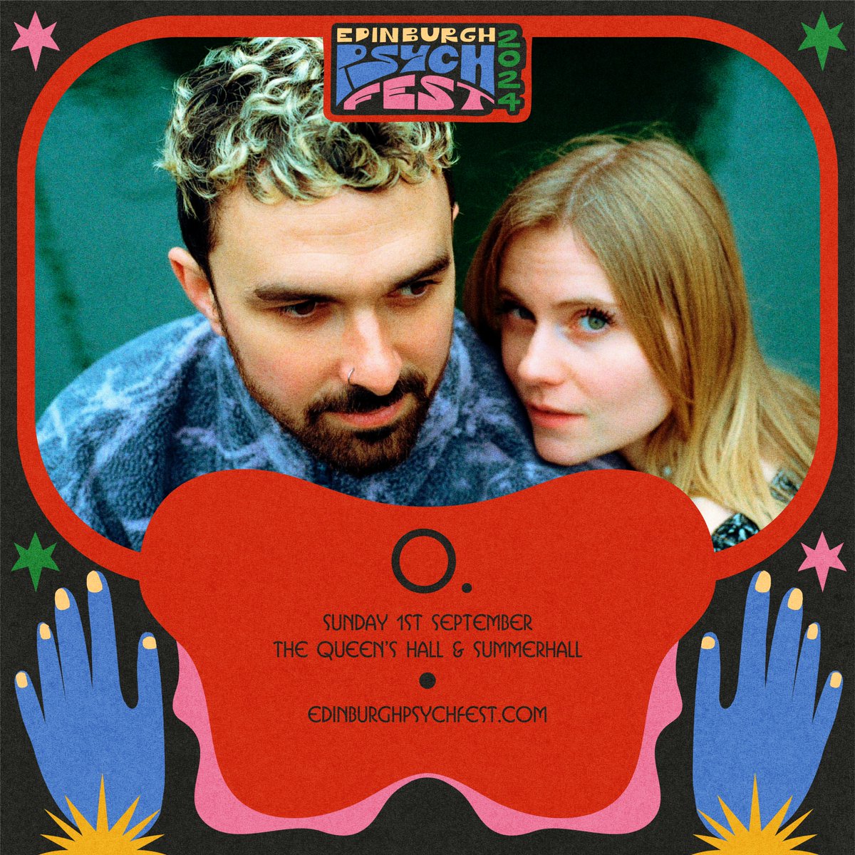 Frantic experimental rock-jazz duo O. join us in Edinburgh this September! Tickets here: edinburghpsychfest.com