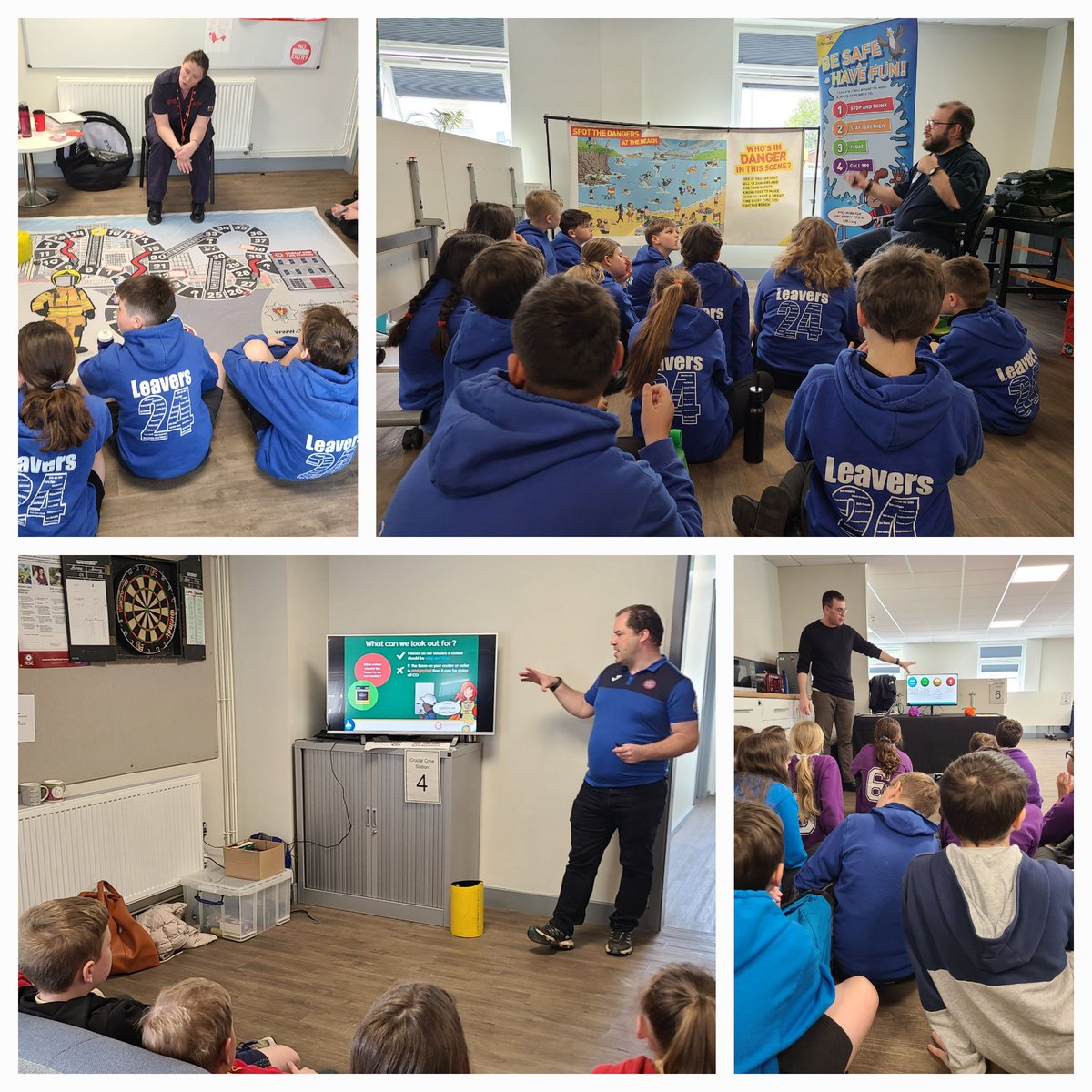 #ValeOfGlamorgan #CrucialCrew up and running at Barry Fire Station and a wonderful morning with @OakSch, @StAthanPrimary and @standrewsmajor was a wonderful way to start it all. #StayingSafe