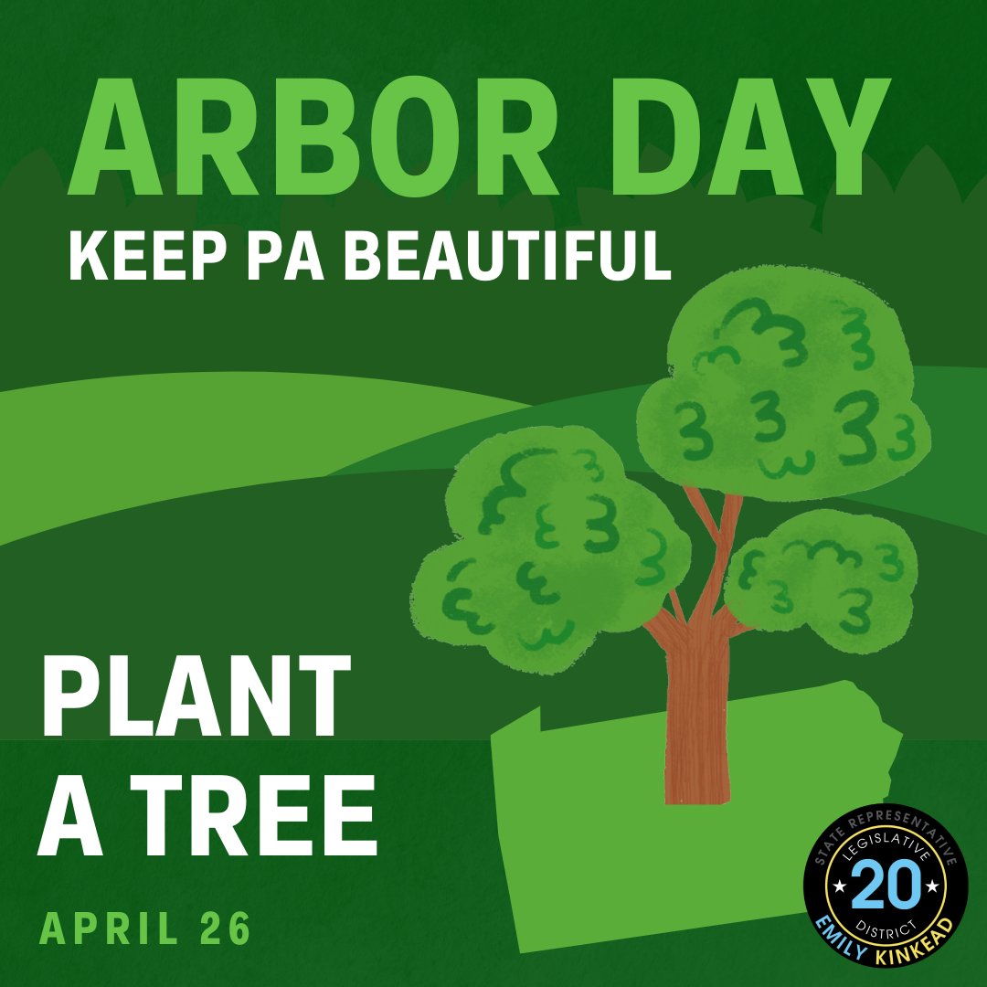 Rep. Emily Kinkead (@repkinkead) on Twitter photo Happy Arbor Day! 🌳 Support <a href="/TreePgh/">Tree Pittsburgh</a> and all the great work they do to grow Pittsburgh’s urban forest. Happy Arbor Day! 🌳 Support <a href="/TreePgh/">Tree Pittsburgh</a> and all the great work they do to grow Pittsburgh’s urban forest.