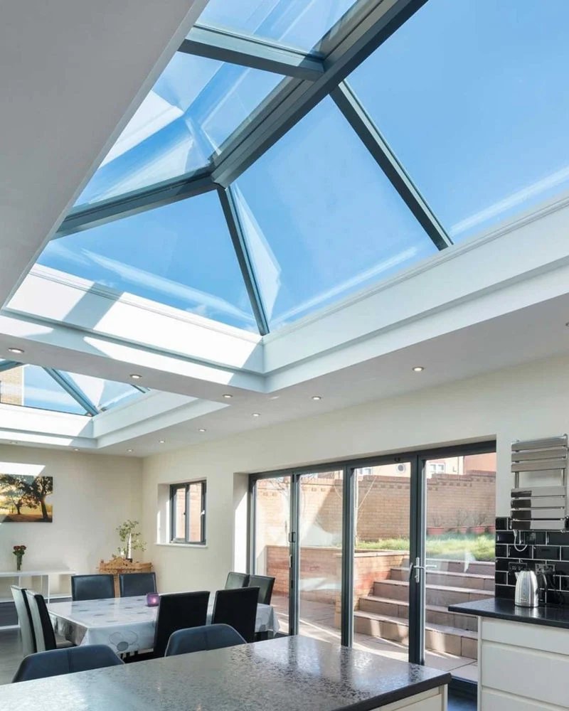 Transform any room, whether in residential or commercial settings, with our glass roof lanterns and roof light windows, ideal for flooding your space with natural light.☀️ Prices starting from £660 loom.ly/WvxRjTg #justvaluedoors #renoproject #rooflight #rooflantern