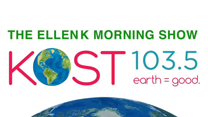 🌍✨ Celebrate #EarthDay with a special mix on the #EllenKMorningShow on @KOST1035FM! 🎶 Let's groove together as we honor our planet! 🌱💫 TUNE IN: kost1035.com/listen