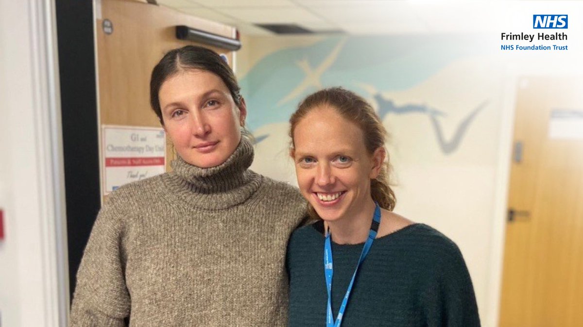 This weekend there was widespread media coverage about one of our cancer patients, Irena, who wanted to warn others about the dangers of “using alternative therapies to cure cancer”. Irena is now in remission & has praised the care she received at Frimley Park Hospital. (1/3)