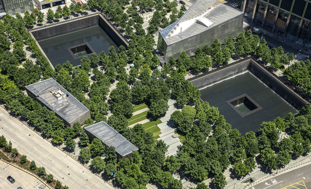 Today, on #EarthDay, we reflect on the importance of sustainability and protecting our environment. Designed to conserve energy, water, and other resources, did you know the #911Memorial is one of the most sustainable, green plazas ever constructed? Learn What's 'Green' About the