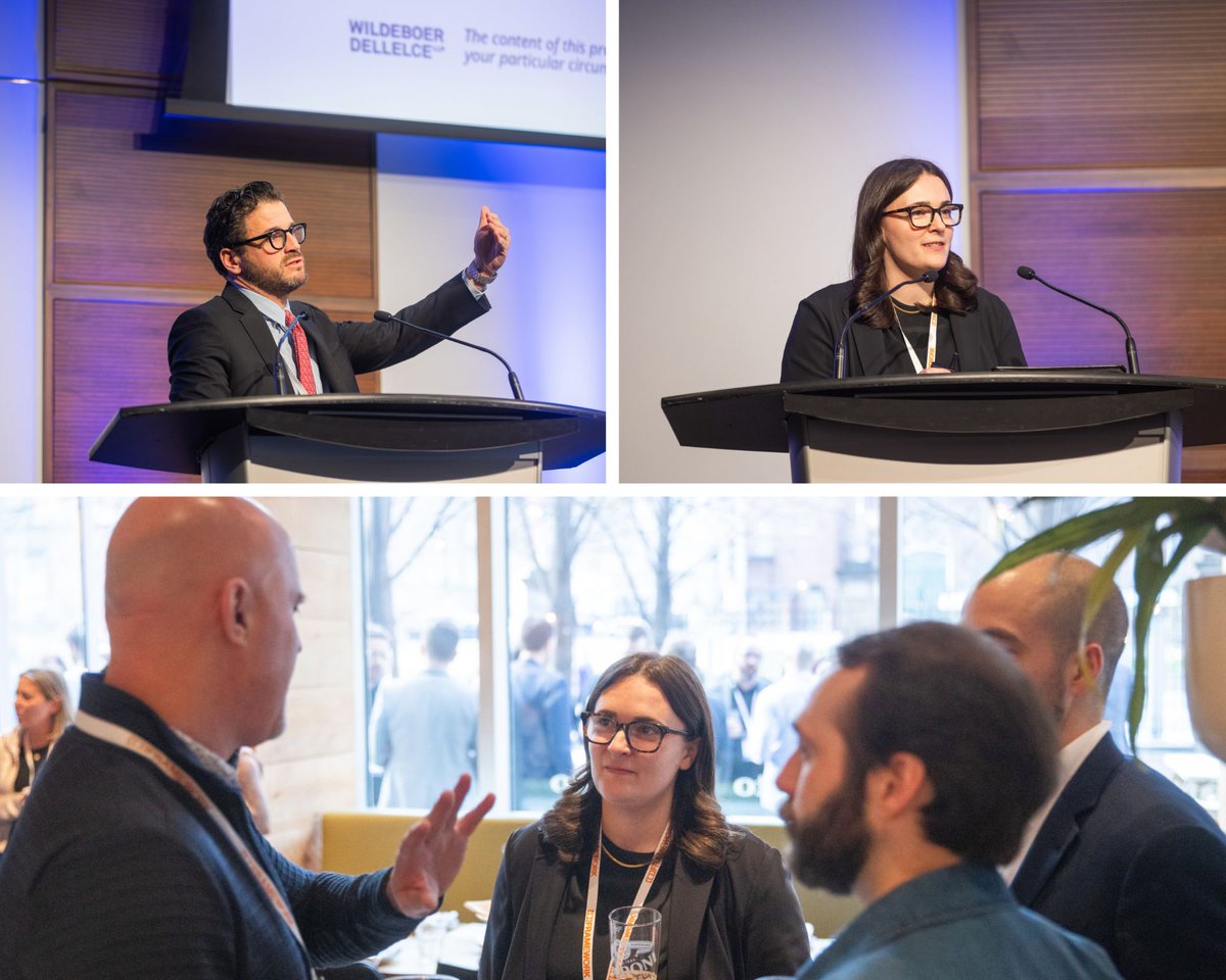 Great presentation by WD partners Jesse Brodlieb and Rebecca Cochrane at the @CFSTO on April 9! This year Jesse and Rebecca discussed legal tips for start-ups in AI and fintech on the topics of tax and fundraising. #taxlaw #fundraising #CanadianTechTogether