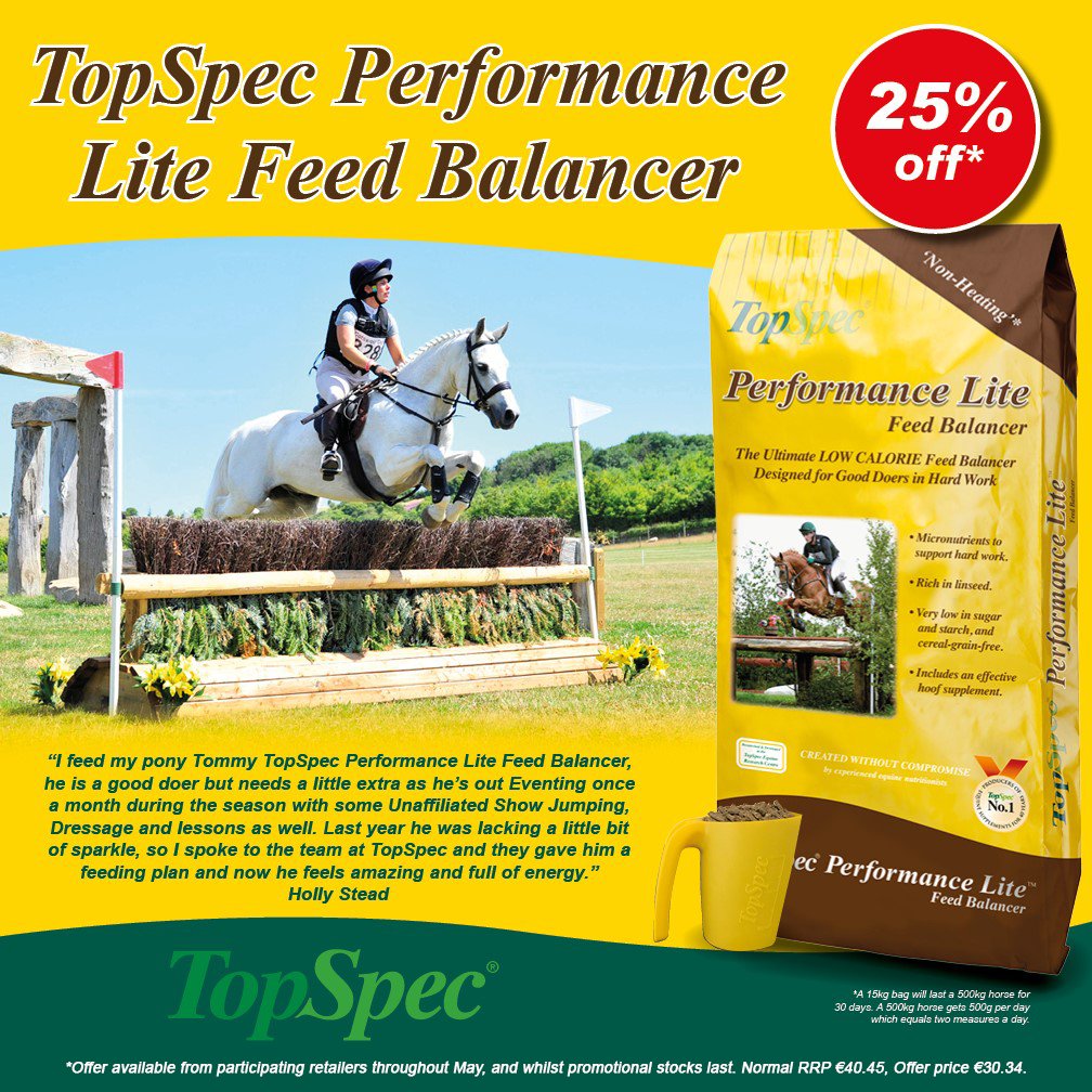 🚨 Special Offer 🚨

25% off TopSpec Performance Lite Feed Balancer!

💛💚💛

#CreatedwithoutCompromise  
#QualityHorseFeeds