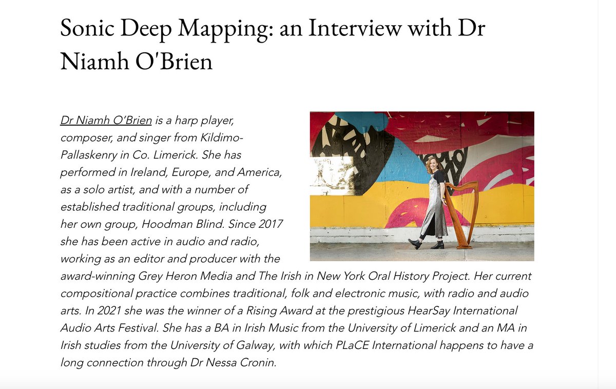 Thank you Prof. Iain Biggs for the interview!

placeinternational.co.uk/post/sonic-dee…