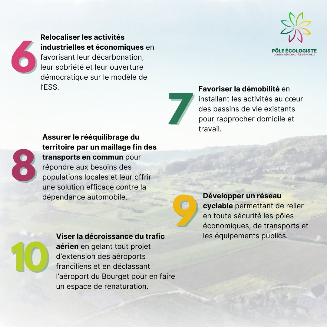 🌍Journée de la Terre

Avec le Pôle Écologiste, la #journéedelaterre c'est toute l'année !  
Nous proposons un plan concret pour permettre une politique régionale qui répond au défi climatique et à la lutte contre les inégalités. 

Nos propositions 👉bit.ly/3QfsCoR