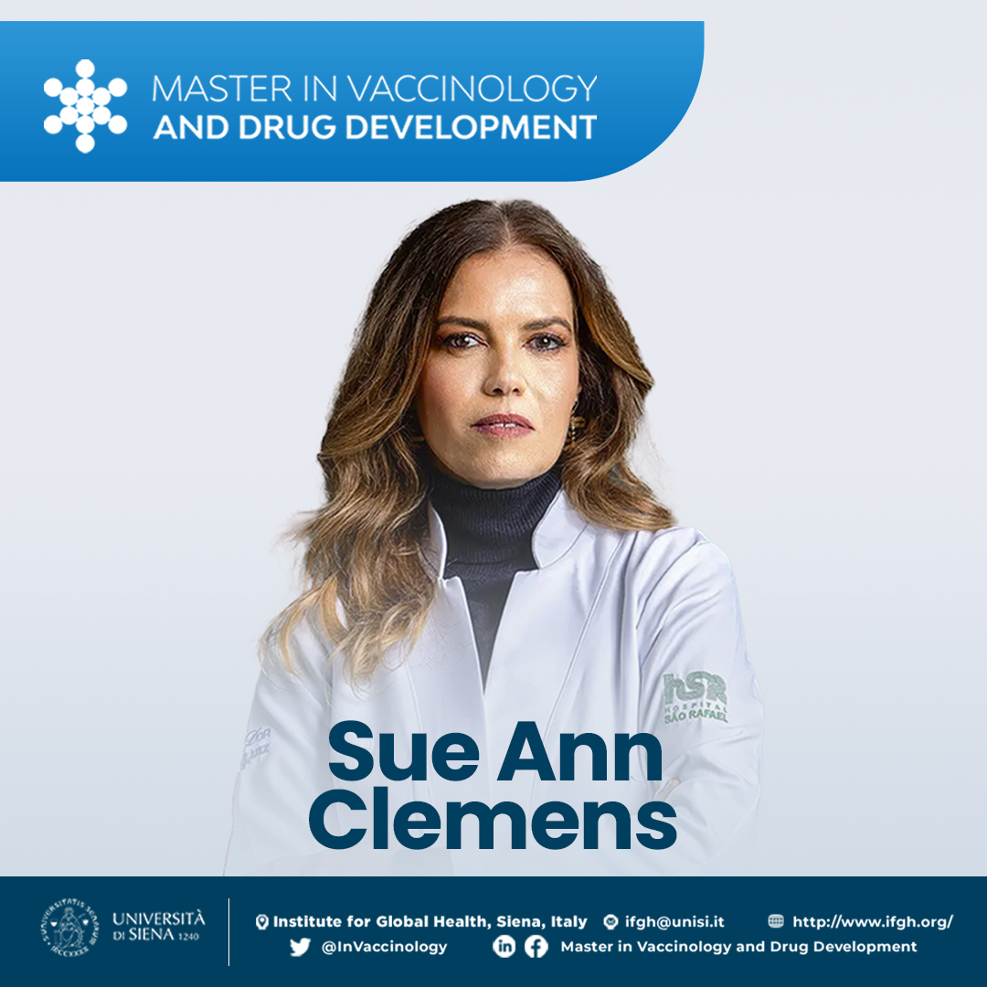 InVaccinology's tweet photo. 🔘Prof Dr. Sue Ann Clemens, Director Master in Vaccinology and Drug Development, University of Siena- the doctor who led the Oxford/AstraZeneca vaccine trials during the pandemic!
🌐https://t.co/RbUhwj9pZH
#MasterInVaccinology #UniversityOfSiena #IFGH #Siena https://t.co/1MNFdCql1f
