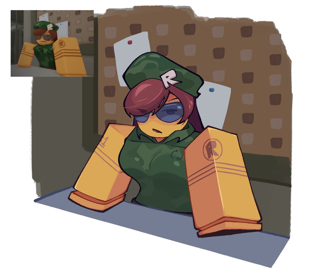 roblox military girl