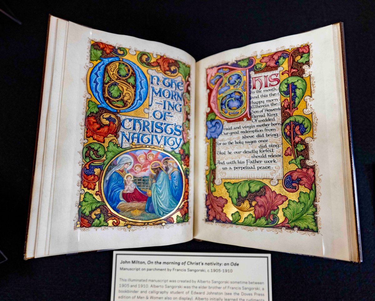 See how William Morris sparked the Arts & Crafts movement in England and America in Rare Books and Special Collections’ spotlight exhibit, “The Book Beautiful: A selection from the Arts & Crafts movement,” Mon-Fri, 9:30am-4:30pm, until May 31. Learn more: library.nd.edu/event/spotligh…