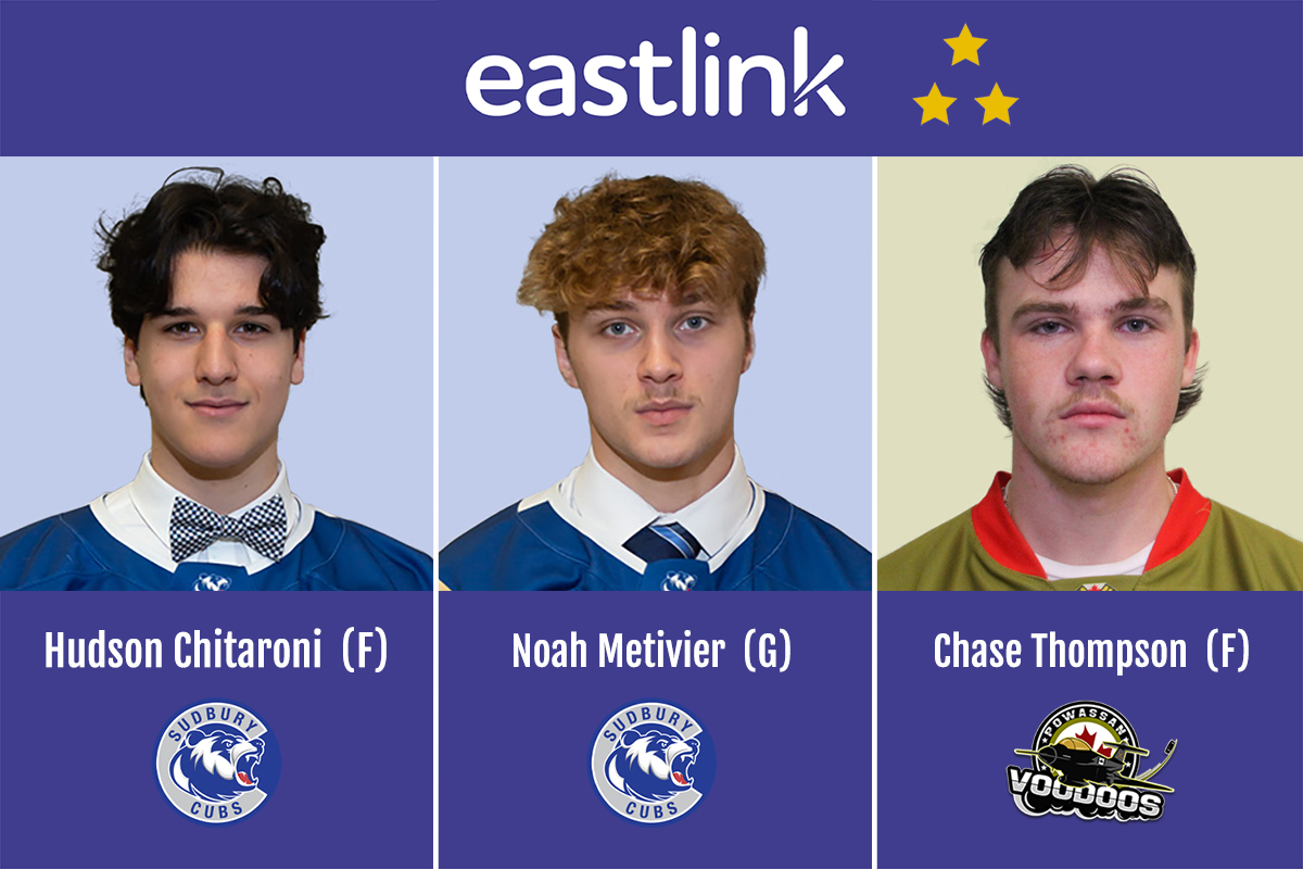 The @NOJHL names its @Eastlink TV 3 Stars of the Week. nojhl.com/nojhl-names-it…