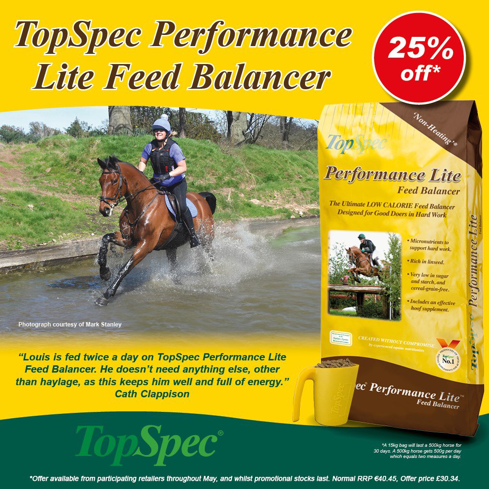⭐ 25% off TopSpec Performance Lite Feed Balancer! Available from participating retailers throughout May, and whilst promotional stock last⭐

💛💚💛

#CreatedwithoutCompromise   
#QualityHorseFeeds