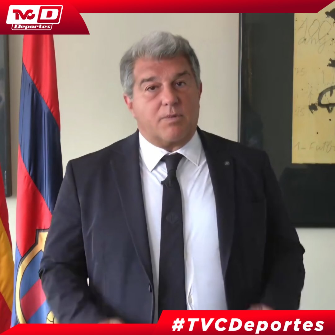 NO ESTÁ CONTENTO❌️ Joan Laporta, presidente del FC Barceloa se mostró descontento con la actuación del VAR en el clásico. 'En caso de confirmarse que sea un gol legal, pediremos repeticióndel partido.” #TVCDeportes #Laporta #Barcelona