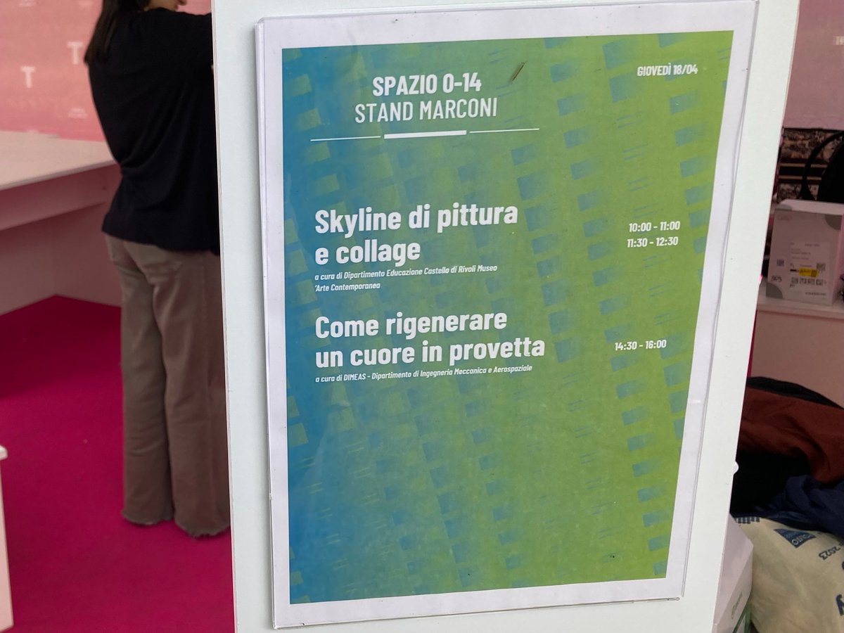 biorecar's tweet photo. As @BiennaleTech closes its doors and prepares for next edition, we are very proud that our event "Come rigenerare un cuore in provetta" at SPAZIO 0-14 was welcome with enthusiasm by our young participants. Hopefully we inspired some future scientists! @ERC_Research @PoliTOnews https://t.co/W6Xd7kzuB6
