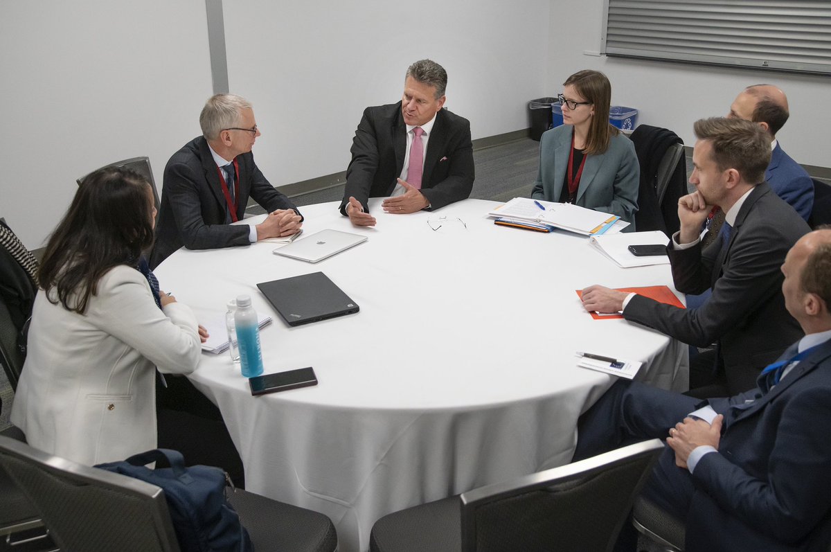 A good exchange with @hdavidcooper @UNBiodiversity on building momentum towards #COP16. Climate and biodiversity crises pose an existential threat to our wellbeing and entire economies. No time to lose to restore nature.