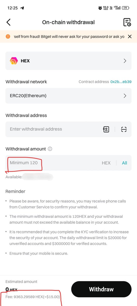 Brian64023's tweet photo. Delisted > withdrawal fee too high
That's great @bitgetglobal https://t.co/c4P5fyiVpH