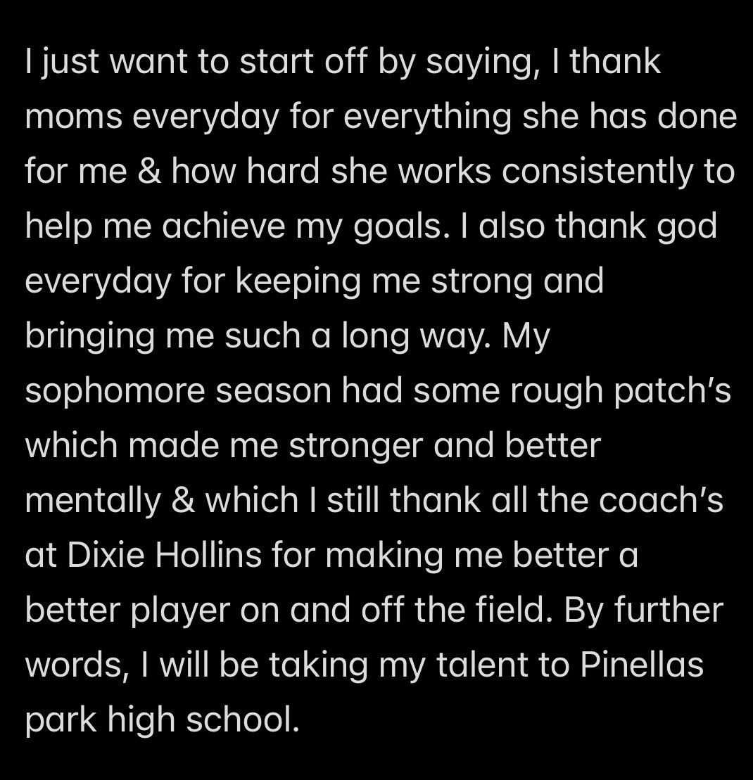 Rashawnsummers1's tweet photo. 🤲🏾❤️💙 @TTsauceGod @PParkFB @coachGales @PinellasHSMedia https://t.co/qDeMbJhBch