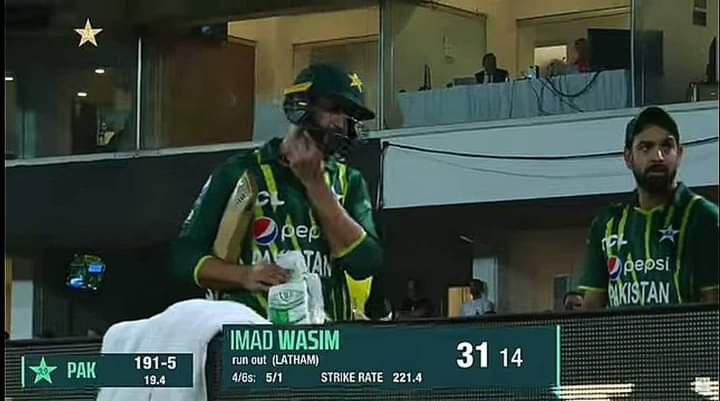 Last time when 'imad Wasim' played against New Zealand in the T20I 🤞🔥

#imadwasim