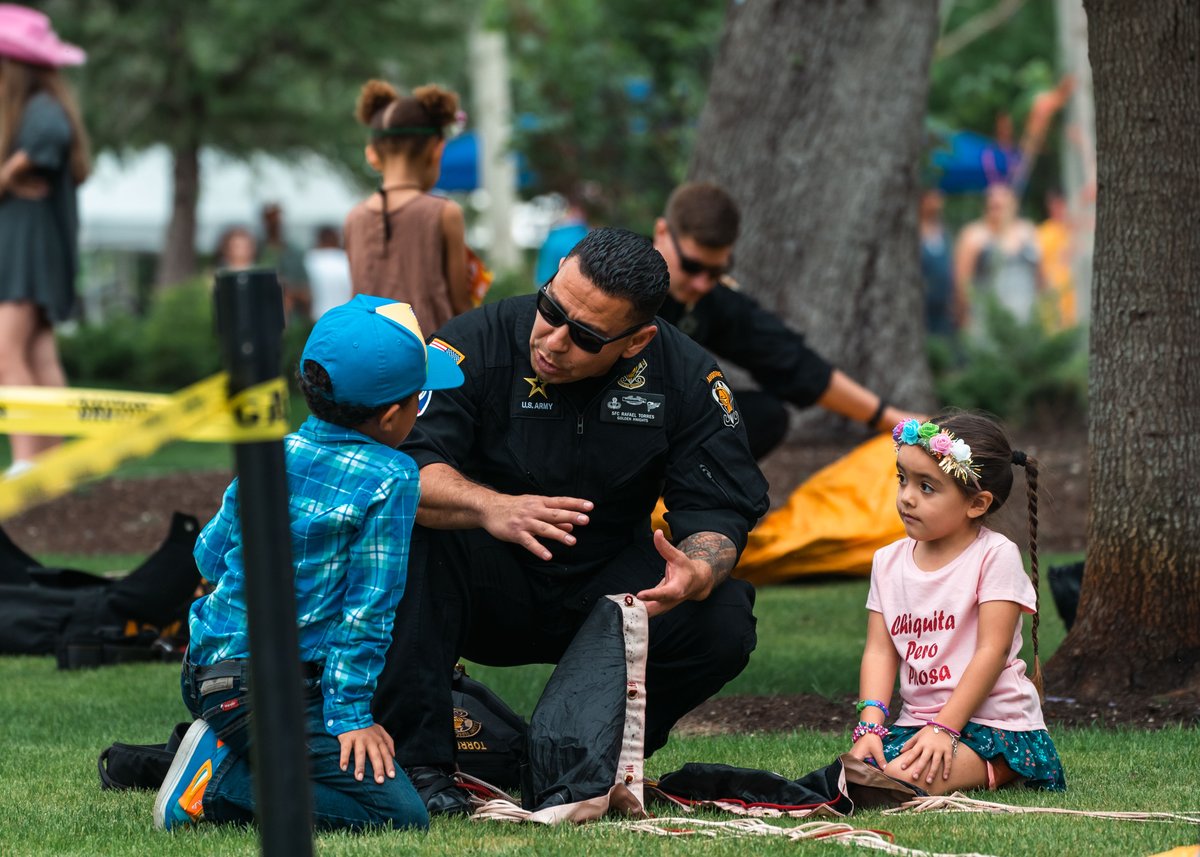 What a blast we had at the #ChaparrelMusicFestival! From the 323d rock band’s rocking beats to the Golden Knights heart-pounding drop-in, the incredible music and good vibes kept us in awe. Let’s keep the rhythm alive until next time! #VivaFiestaSA2024 #meetyourarmy