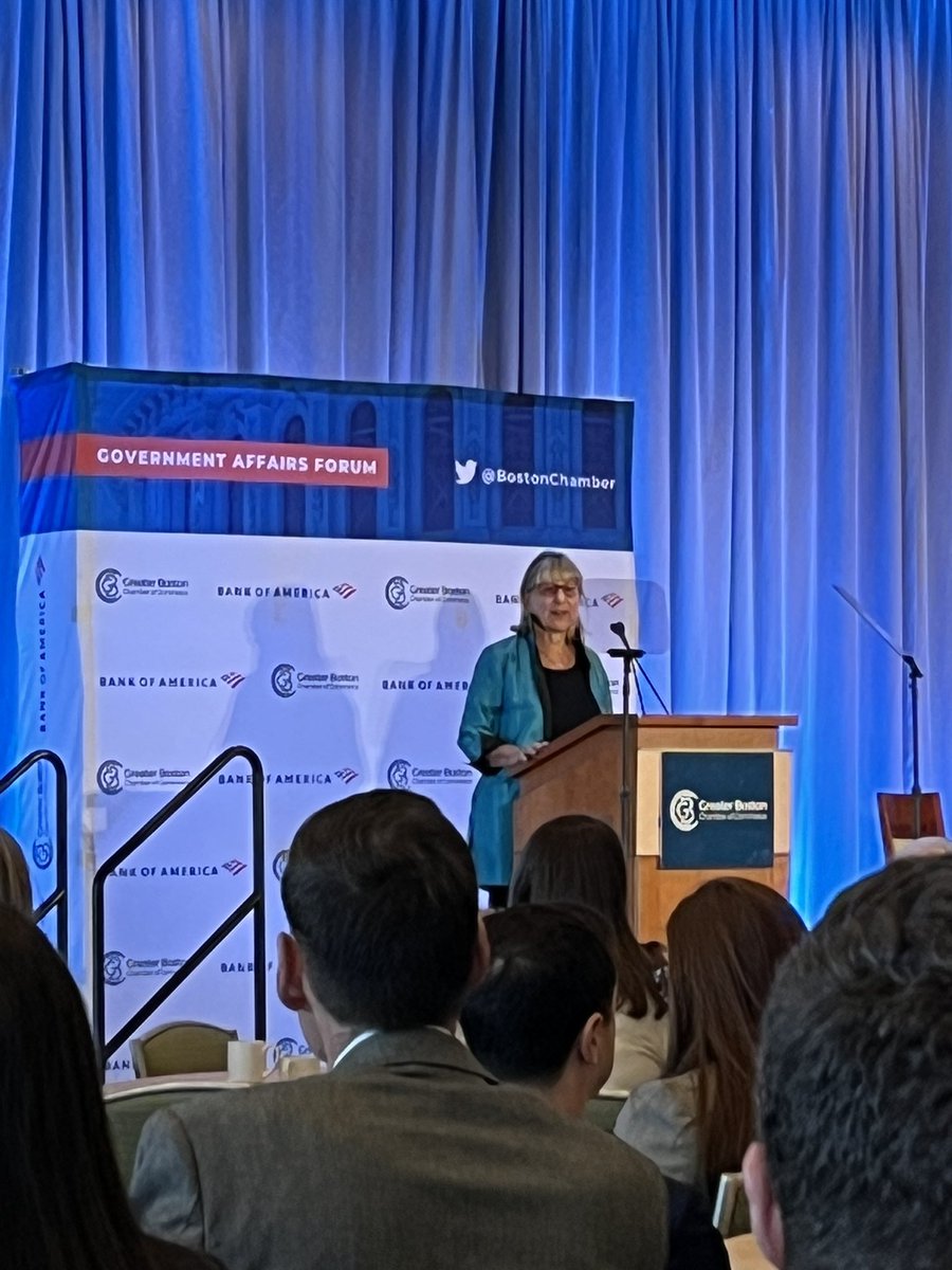 Thrilled to represent @HSHAssoc at the Boston Chamber of Commerce Government Affairs Forum and hear Karen Spilka’s address!! @bostonchamber