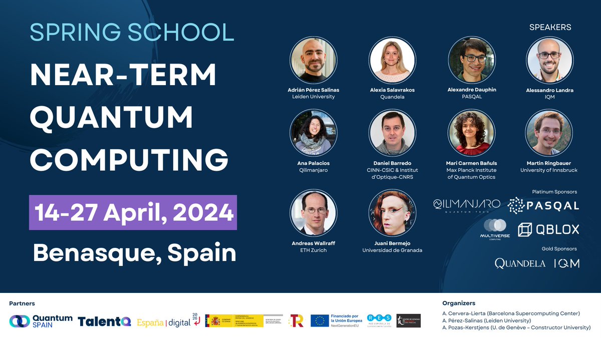 Spring school in near-term quantum computing is ongoing in Benasque, Spain. Tomorrow, our tech lead, Alessandro Landra, will give a practical lecture about KQCircuits, our software package, at 15:00 (CEST). Learn more here: benasque.org/2024ntqc/