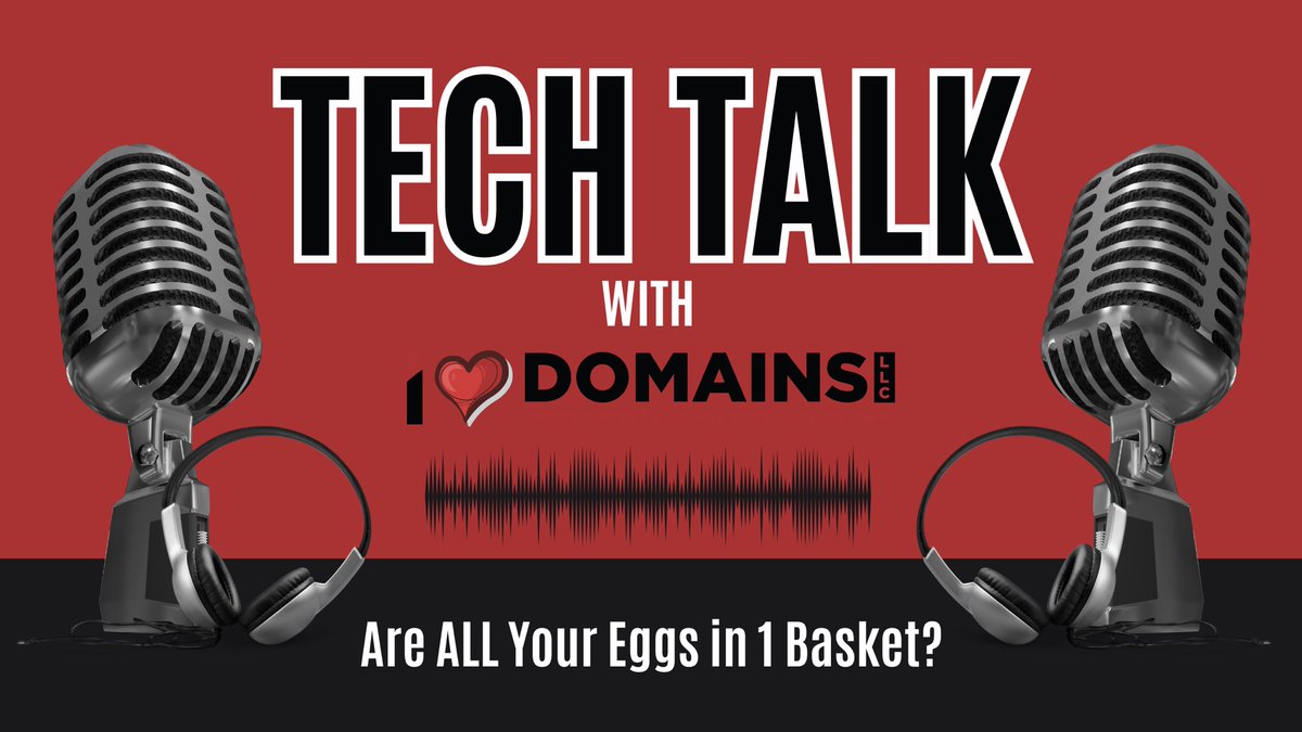 TECH Talk: Are ALL Your Eggs (domains) in 1 Basket? Diversify Your Bag! Where: twitter.com/i/spaces/1YqGo… When: April 24th, 1:00 PM CST Join us to discuss the importance and few strategies for diversifiying investments in the digital identity space.