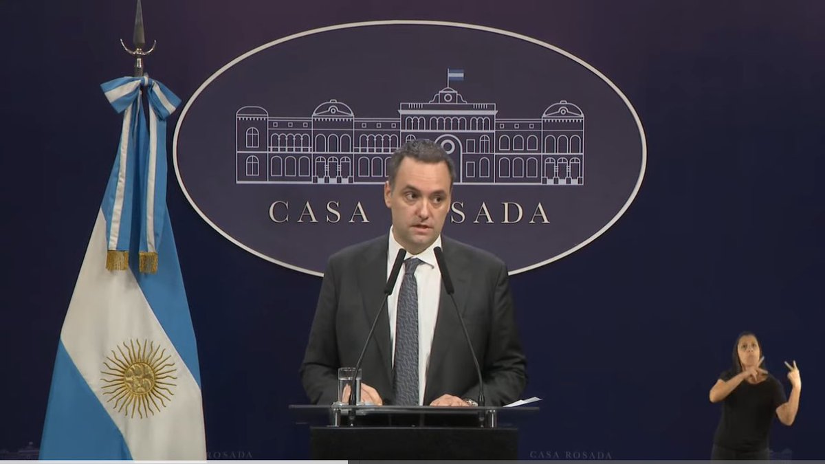 ✨Resumen @Madorni hoy✨

✅Buenas expectativas sobre el rumbo de la Argentina, sobreviaje que han tenido el Ministro de Economía <a href="/LuisCaputoAR/">totocaputo</a> ,el Jefe de Gabinete Nicolas Posse y otros funcionarios .
Donde se reunieron en:
✨El Fondo Monetario Internacional.

✅El subsecretario