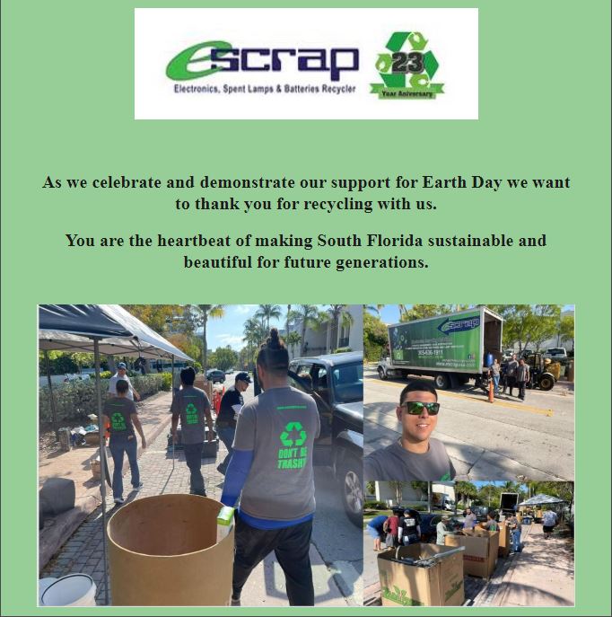 E_Scrap's tweet photo. Celebrating Earth Day Together🌏♻️ https://t.co/RK9OlOxJZ8