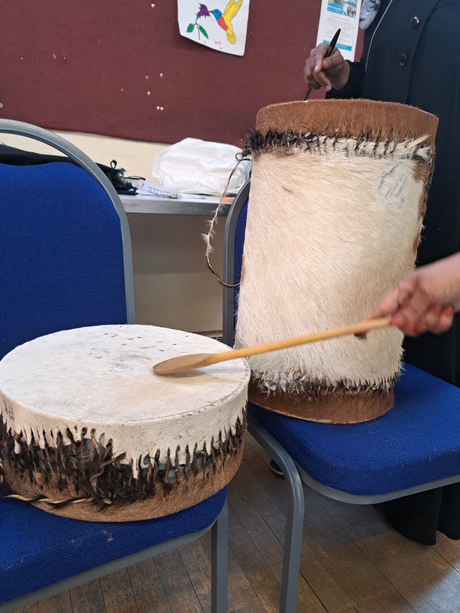 Our video from Somali Dance last week got a great reaction – and here are the drums that the group dance to. The group are back again this evening, 5-7pm. Women of all ethnicities are welcome to come and learn this traditional dance style! #Community