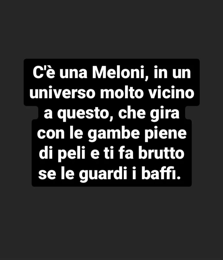 P.s. #Scurati fa paura. Secondo me lo mettono nella prossima stagione di #Mindhunter. 

#Meloni #Rai #SerenaBortone