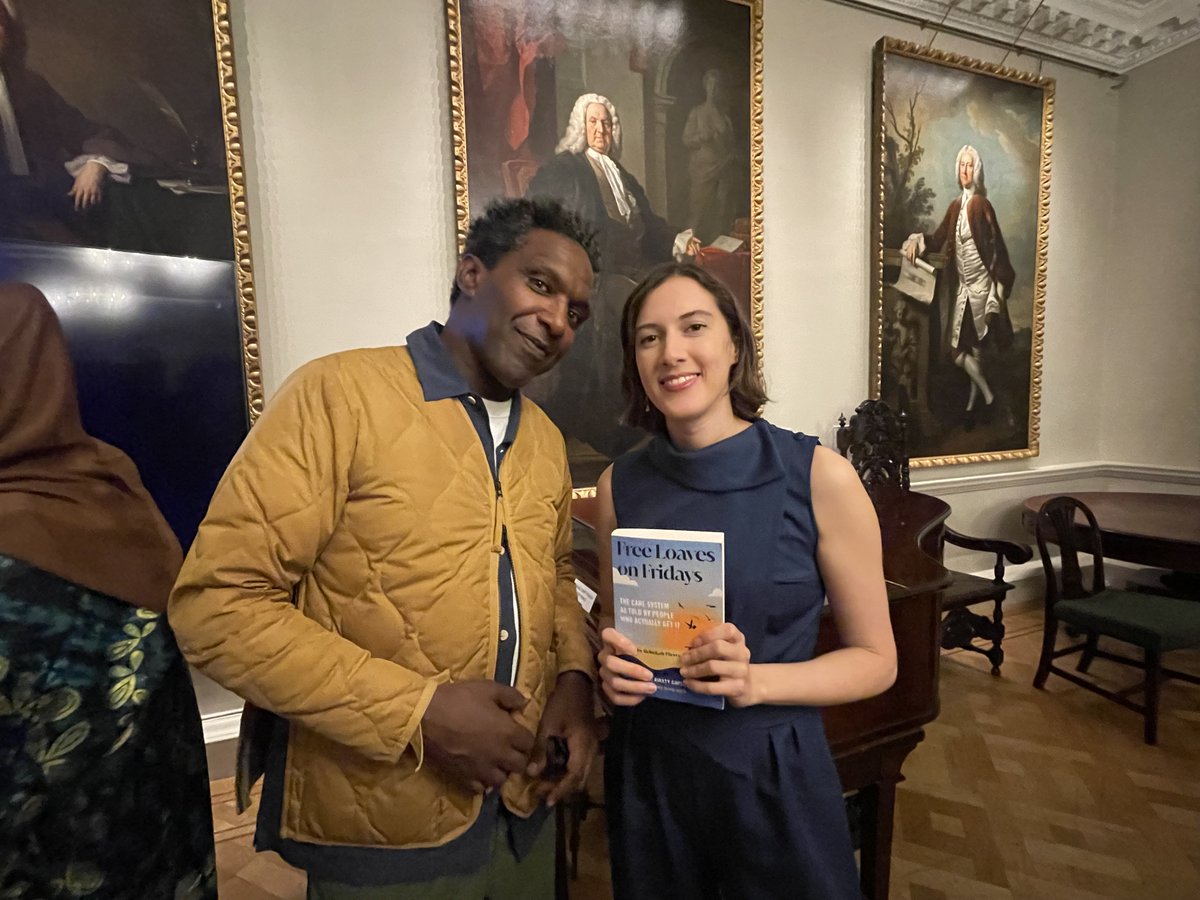 In pictures: the launch of 'Free Loaves on Fridays', a care-experienced anthology by @RebekahPierre92. Featuring readings from contributors, hosted by @lemnsissay at @FoundlingMuseum and in partnership with @JohnLewisRetail Happier Futures Programme. theguardian.com/society/2024/a…