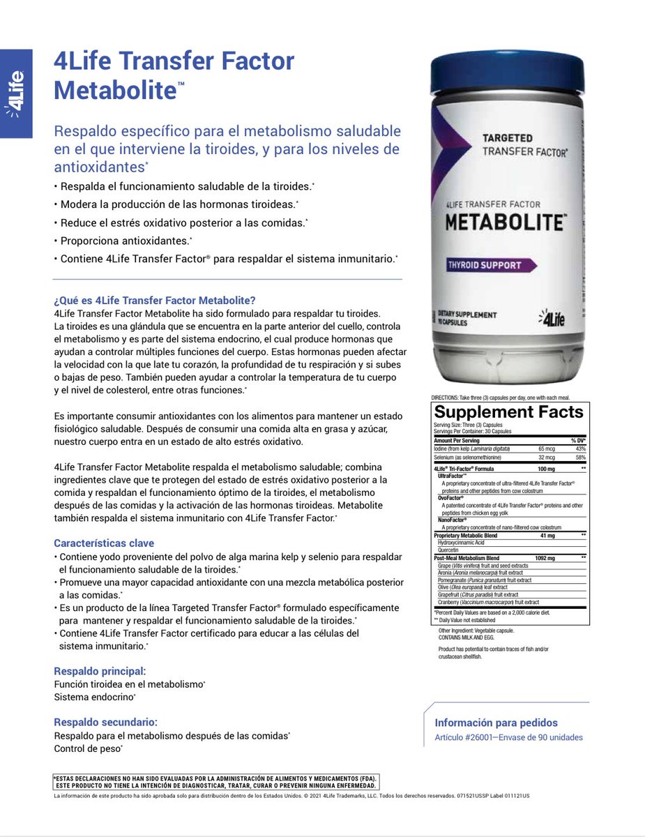 yralia's tweet photo. @jose96326 Hola este suplemento te aportará respaldo para el funcionamiento saludable de la Tiroides y también fortalecerá tu sistema inmune. Escríbeme y te daré más información. https://t.co/Gja04YEOD7