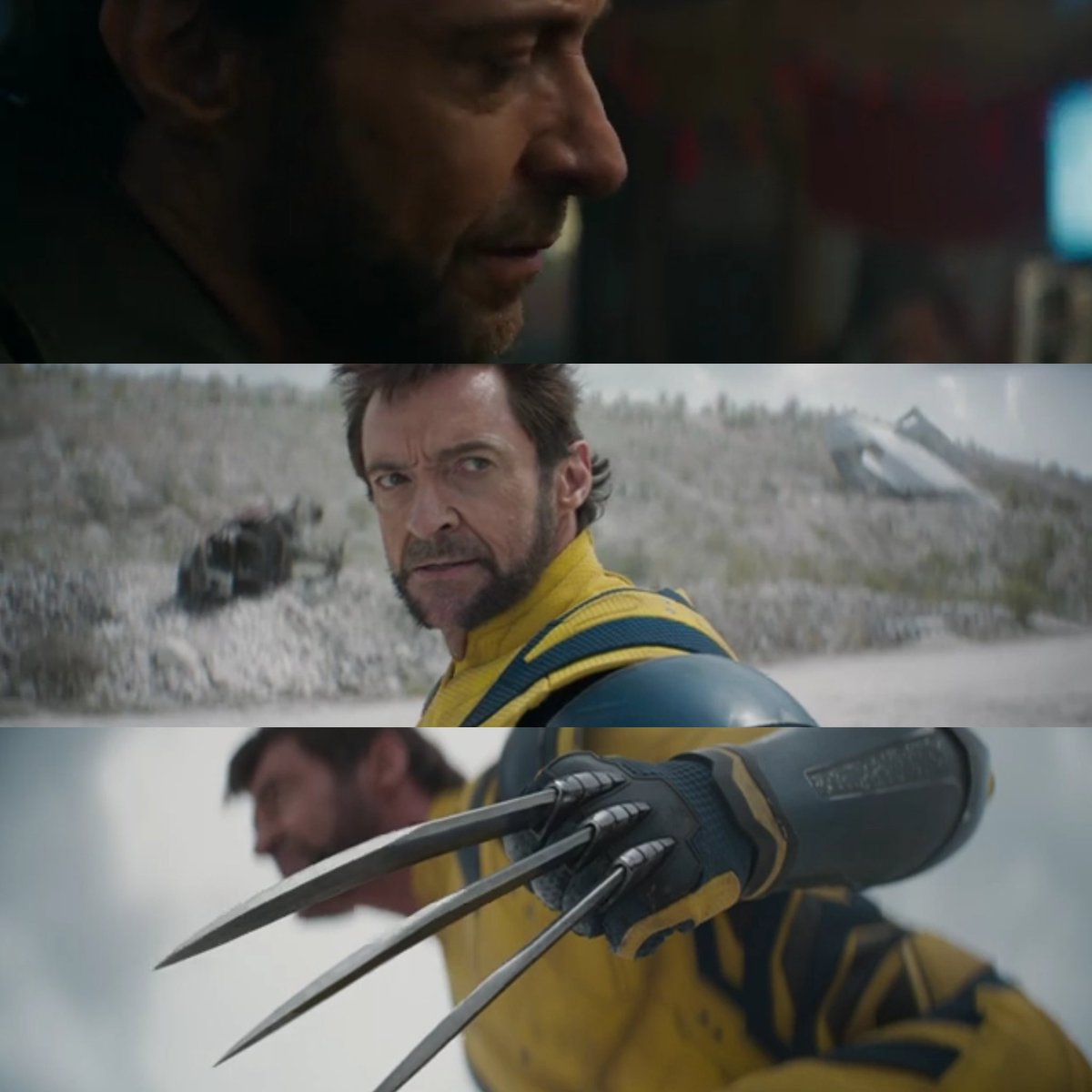 El regreso más esperado, Hugh Jackman como Wolverine. #DeadpoolAndWolverine