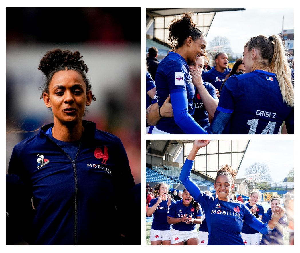 🇫🇷 Notre joueuse #France7, Anne-Cécile Ciofani #409 a rejoint hier la famille du #XVdeFrance ! Félicitations pour cette première cape ! 🤩 #GALFRA #NeFaisonsXV