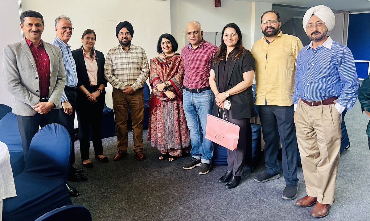 navgill82's tweet photo. Wonderful day at CII, Chandigarh during 7th Sports Literary Festival organised by Playwrite under the leadership of @vivekatray @avneet_sidhu @vijaylokapally @duggal_saurabh @KashveeG @PlayWriteIndia 
#ShagunChowdhary #ManjushaKanwar @Manjushakanwar1 
#playwrite #sportsliterature https://t.co/hPJkvKunND