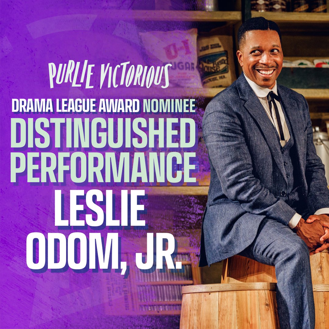 Congratulations to Leslie Odom, Jr. on his Drama League Award nomination for Distinguished Performance. #DLAwards @leslieodomjr #Broadway