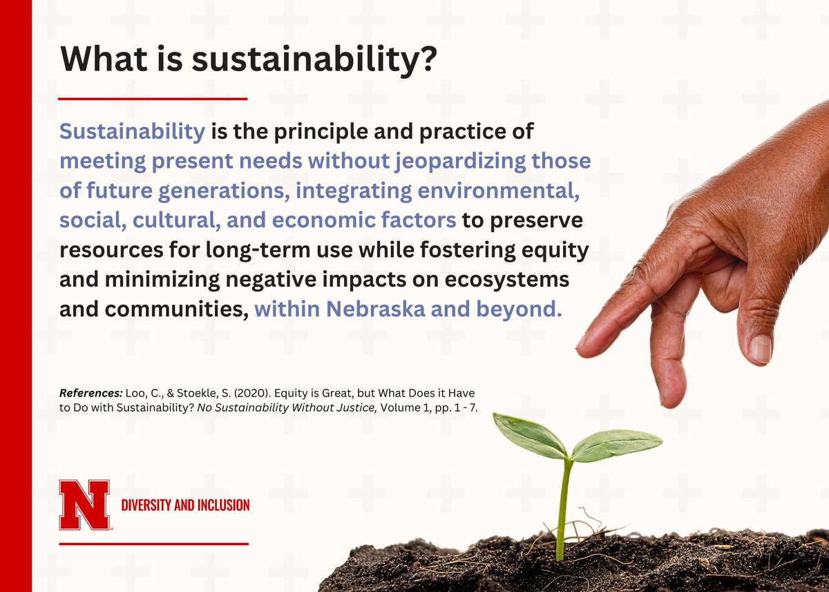 UNL_ODI's tweet photo. Celebrate the onset of spring by learning about how sustainability relates to diversity and inclusion and the everyday actions we can take to empower our communities now and in the future.
#environmentaljustice #nebraskaenvironment #sustainability https://t.co/Z8UGFea2dW