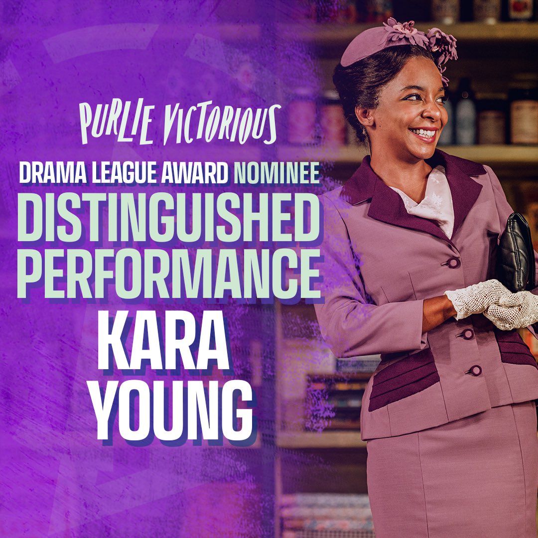 Congratulations to Kara Young on her Drama League Award nomination for Distinguished Performance. #DLAwards #Broadway @KARAakter