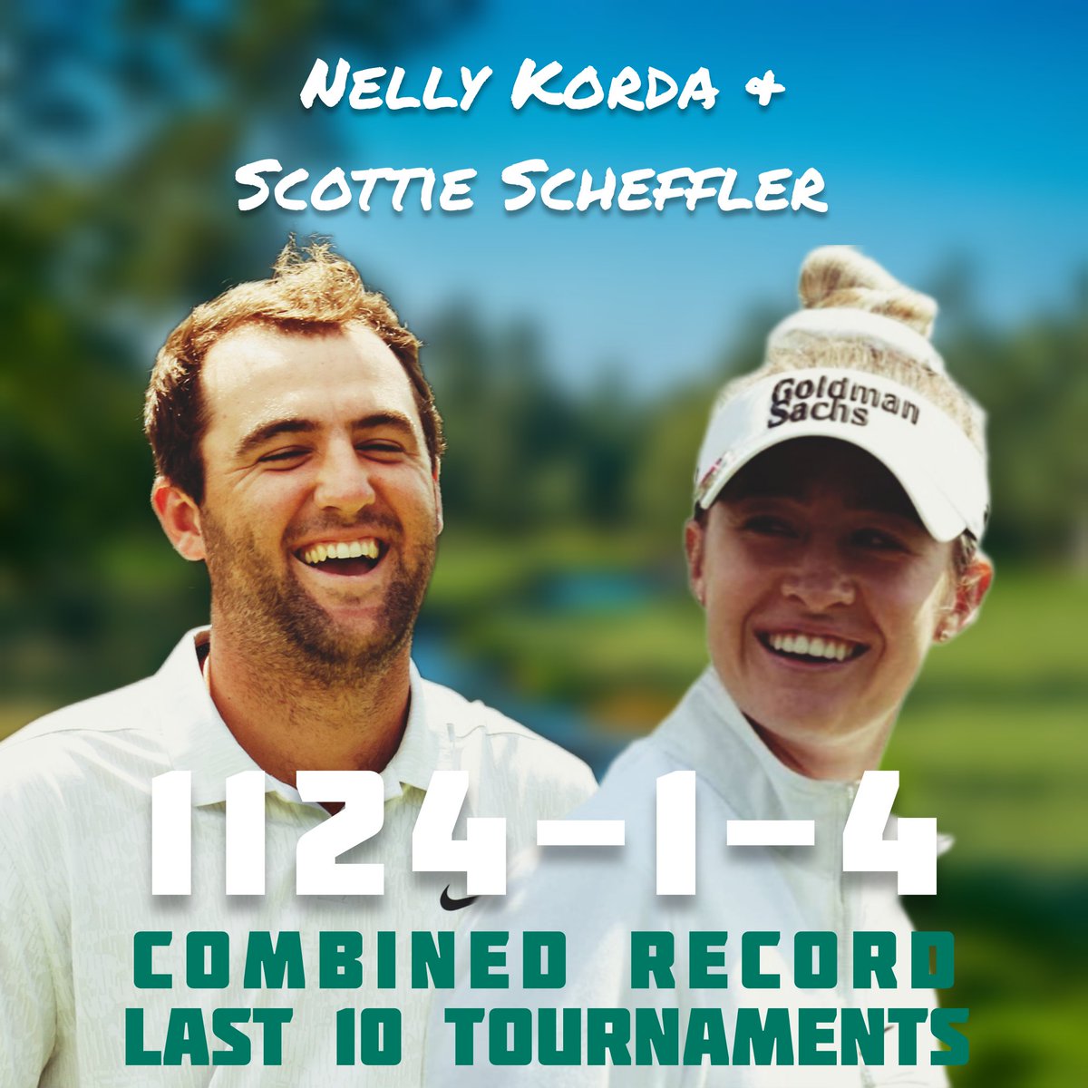 Scottie Scheffler and Nelly Korda are on a run the likes of which we haven't seen in a long time. thegolfnewsnet.com/ryan_ballengee…