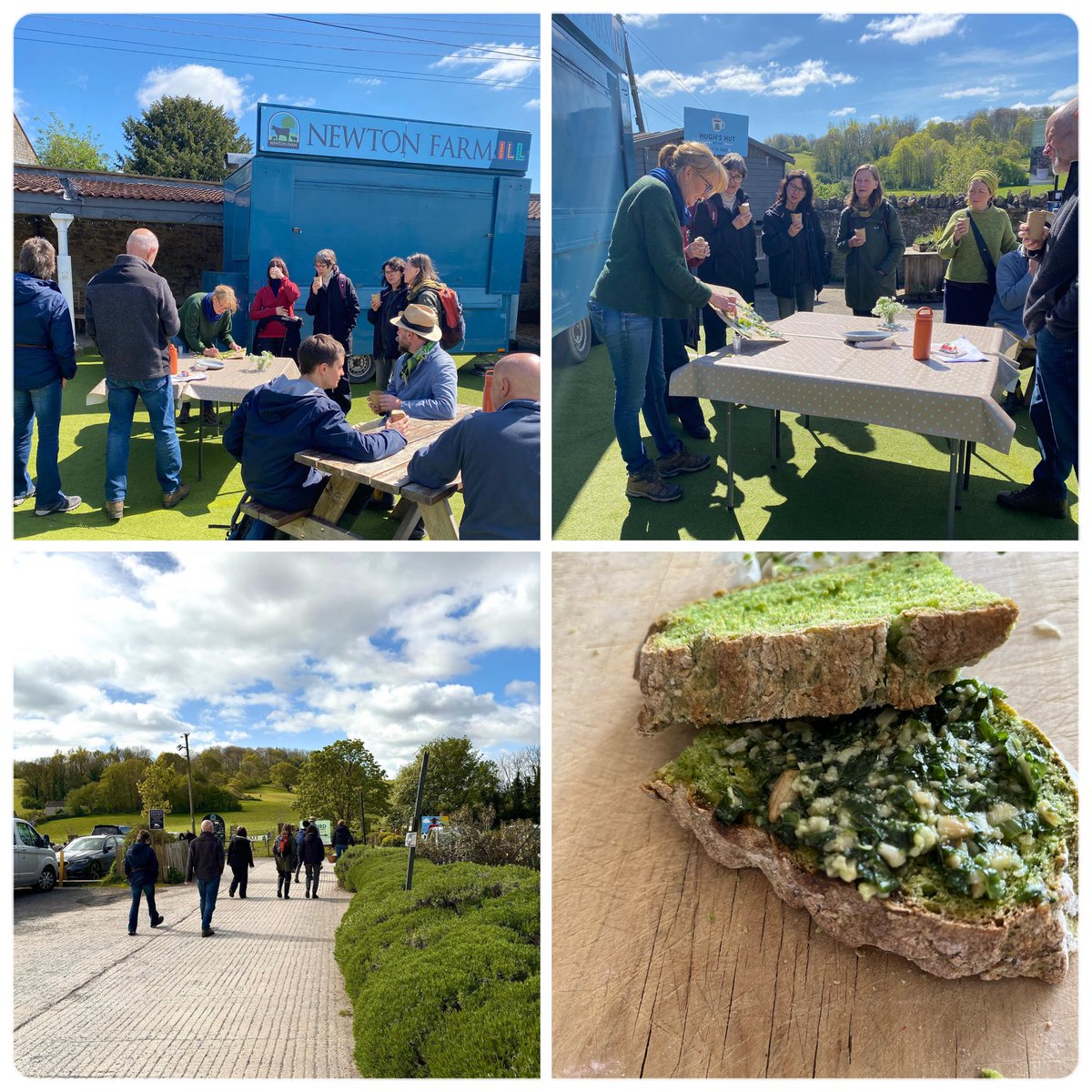 Beautiful morning, lovely people and a fun forage up at <a href="/Newtonfarmfoods/">Newtonfarmfoods</a> yesterday morning. Baby lambs out in the field and lots of Spring greens for us to try. 🌿 Next lesson there is on the 21st Sept. Booking directly with the Farmshop.