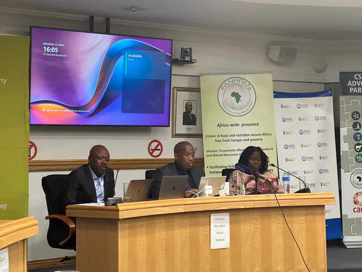 Let us with @FANRPAN - Prioritise strengthening the resilience of small-scale food production & local value chains - Make agriculture interventions climate-resilient - Strengthen Regional Cooperation Mechanisms @MadzixTshilidzi #EarthDay2024 #ElNino Policy Briefing