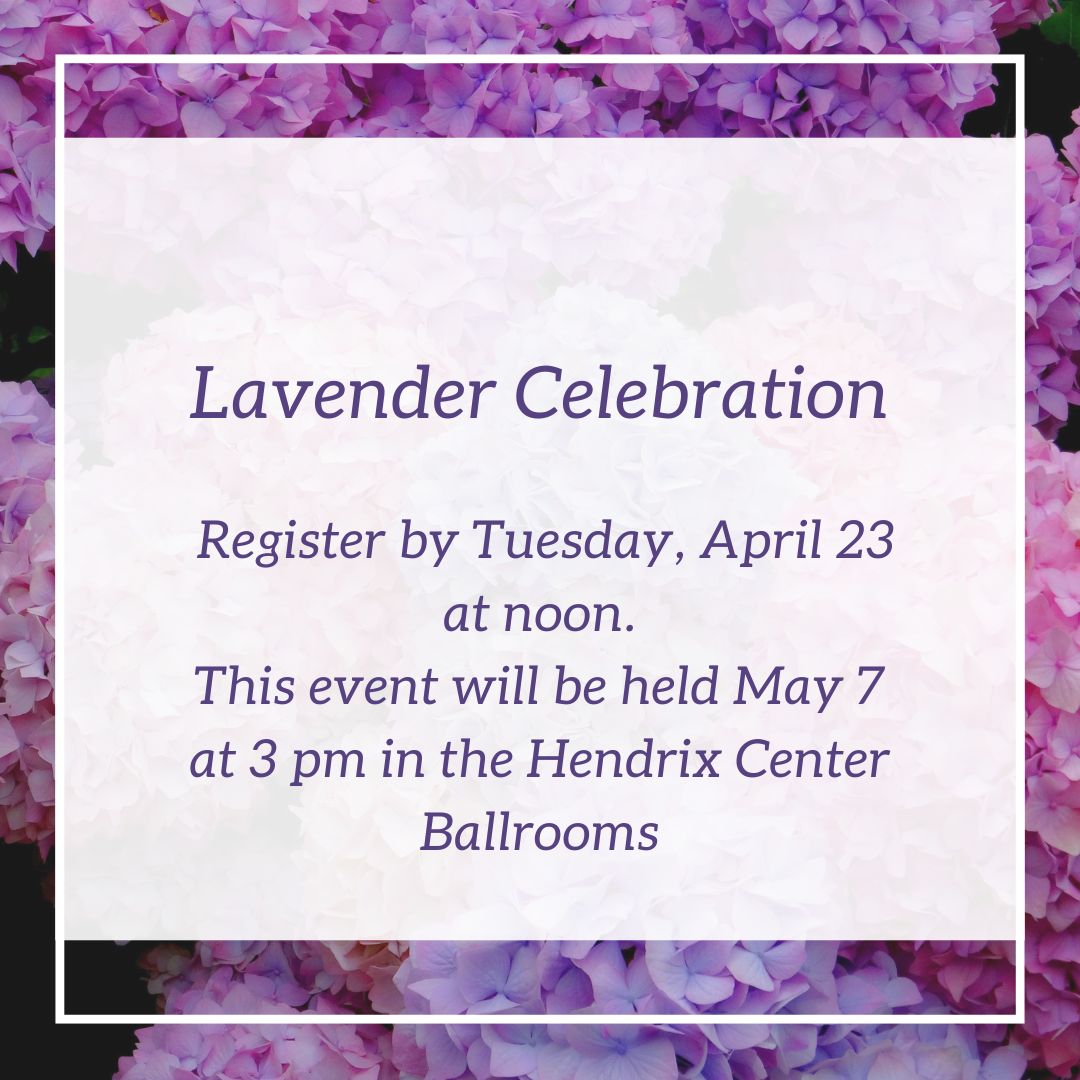 Clemson's Lavender Celebration is an opportunity to celebrate the graduating LGBTQ+-identified students. This ceremony is open to undergraduate and graduate students who will graduate in May, August, or December 2024. Sign up to participate and attend. Contact imanj@clemson.edu