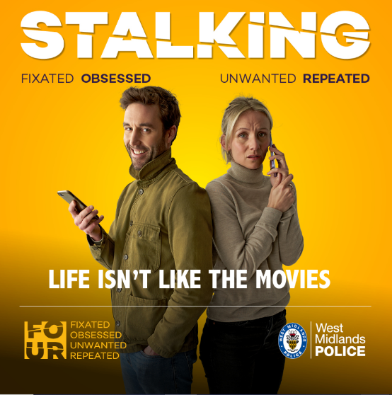 This week is National Stalking Awareness Week.
Sometimes stalking behaviours can seem small on their own. But when they’re combined into a pattern that follows FOUR: Fixated, Obsessed, Unwanted, Repeated.
You should record it and report it to police before it escalates further.