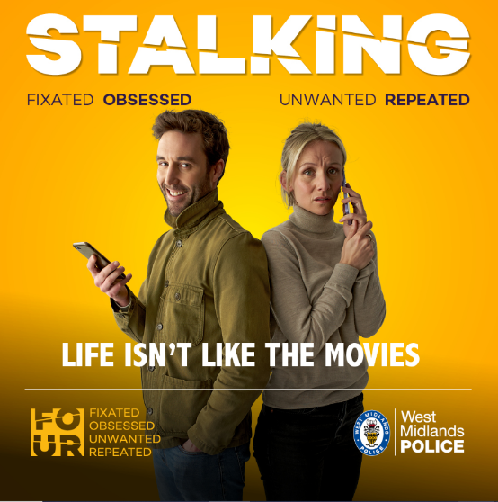 This week is National Stalking Awareness Week. Sometimes stalking behaviours can seem small on their own. But when they’re combined into a pattern that follows FOUR: Fixated, Obsessed, Unwanted, Repeated. You should record it and report it to police before it escalates further.